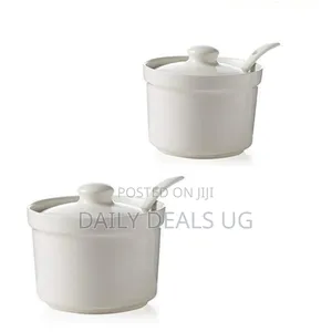 Ceramic Sugar Bowl - White