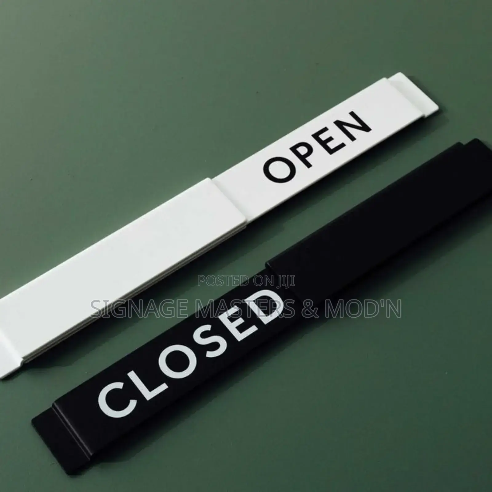 2 in One Open Closed Door Labels