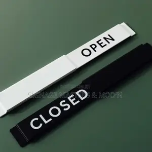 2 in One Open Closed Door Labels