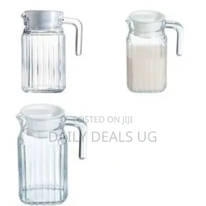Luminarc 0.5 Litre Glass Juice Water Fridge Jug-Colorless
