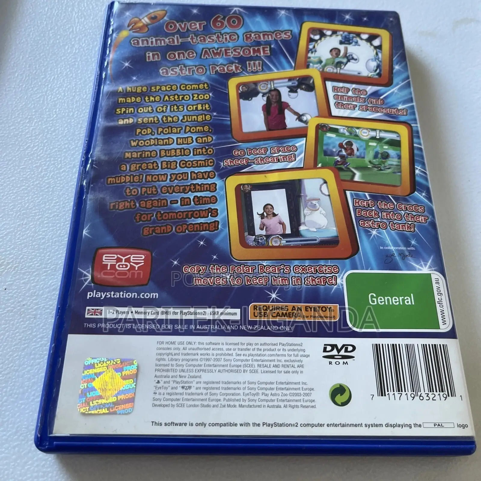 Eye Toy Play Astro Zoo Ps2