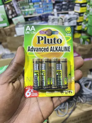 Pluto Alkaline Batteries of 2 Pair Per Chat