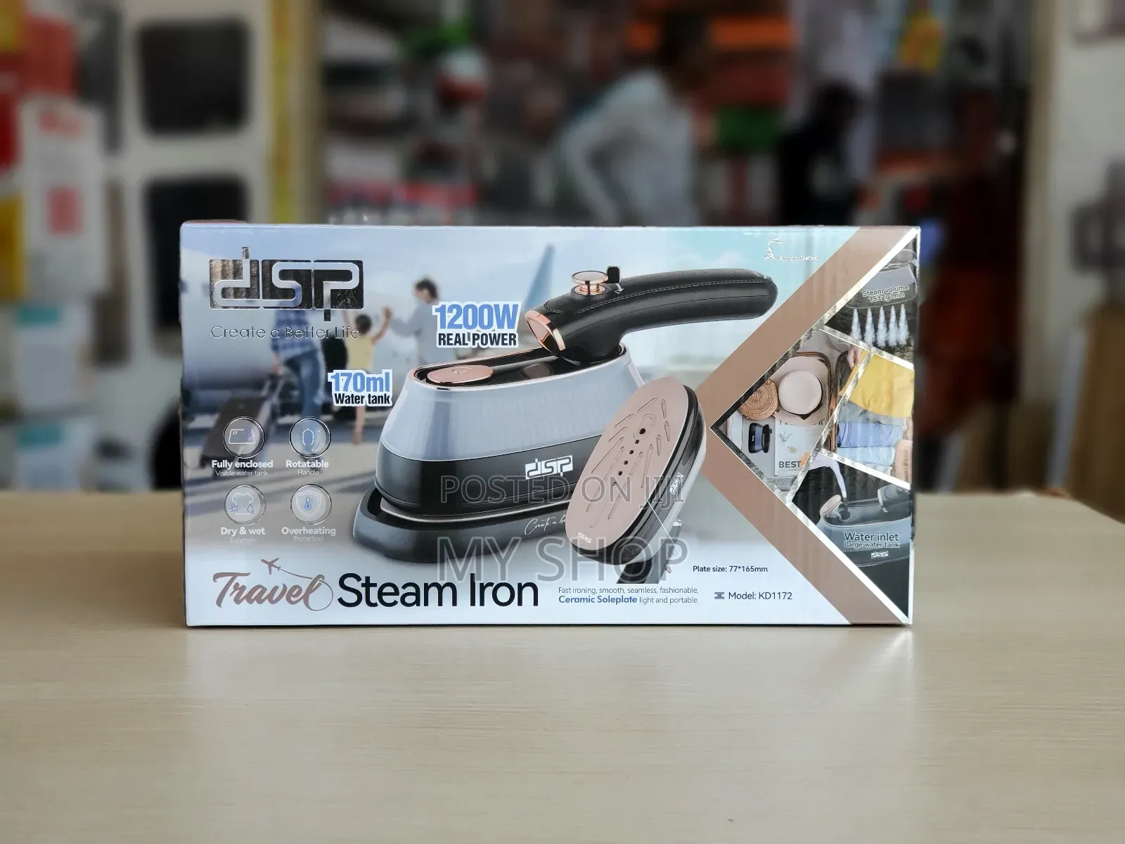 DSP Travel Steam Iron Kd1172