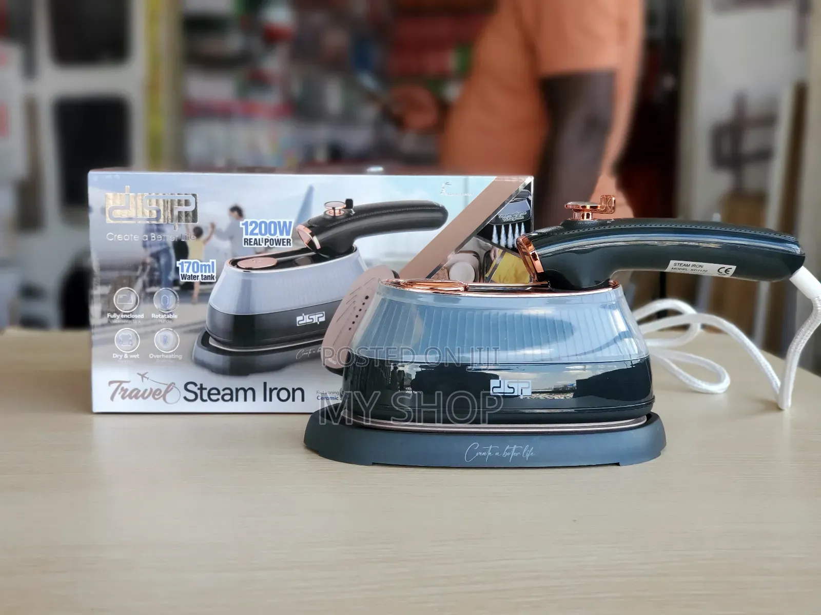 DSP Travel Steam Iron Kd1172