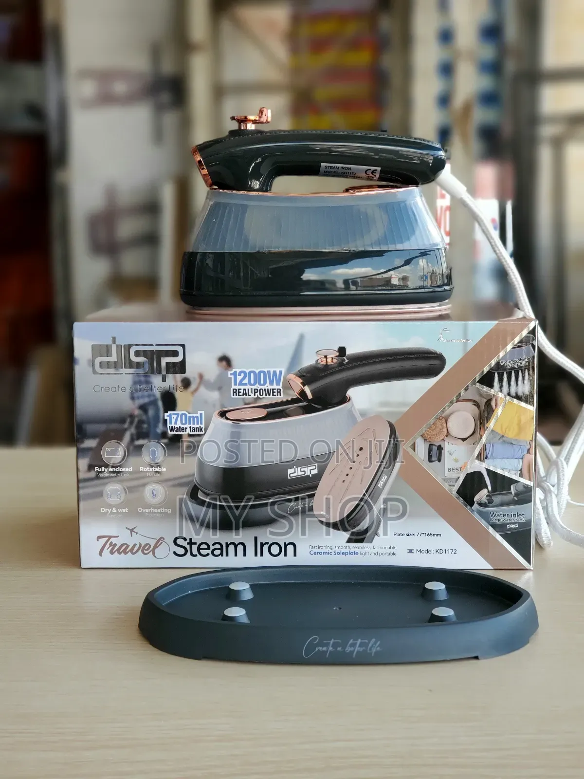 DSP Travel Steam Iron Kd1172