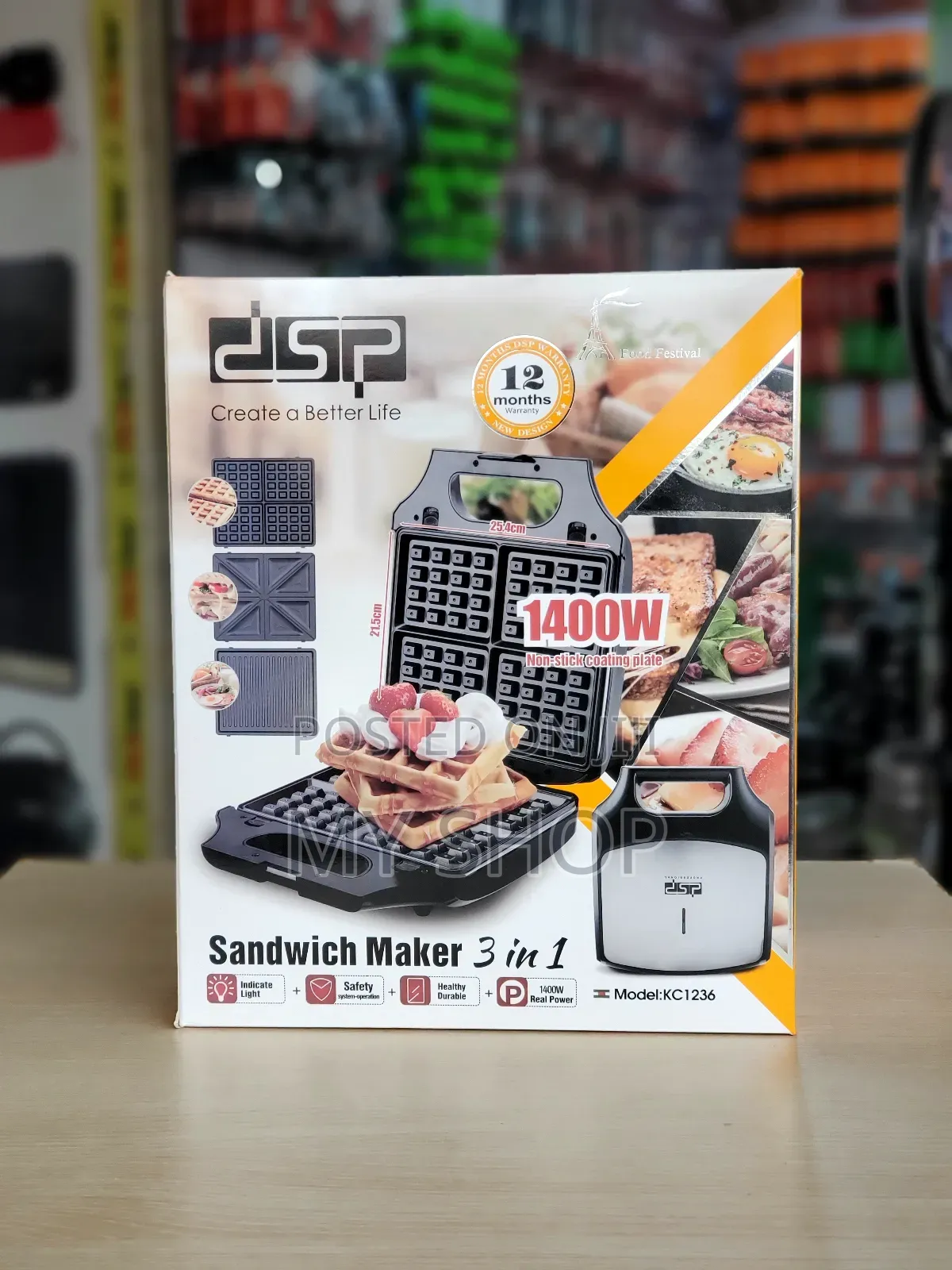 Sandwich Maker Kc1236