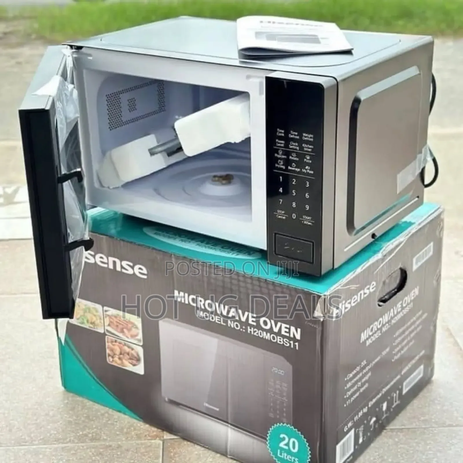 Hisense Microwave Oven- 20 Liter - Silver