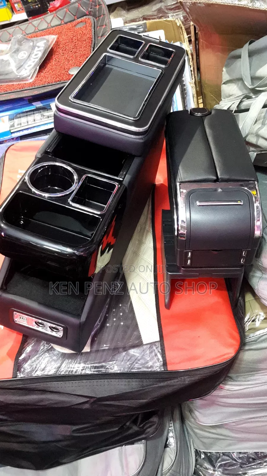 Armrest and Storage Box for Noah, Alphard and Drone