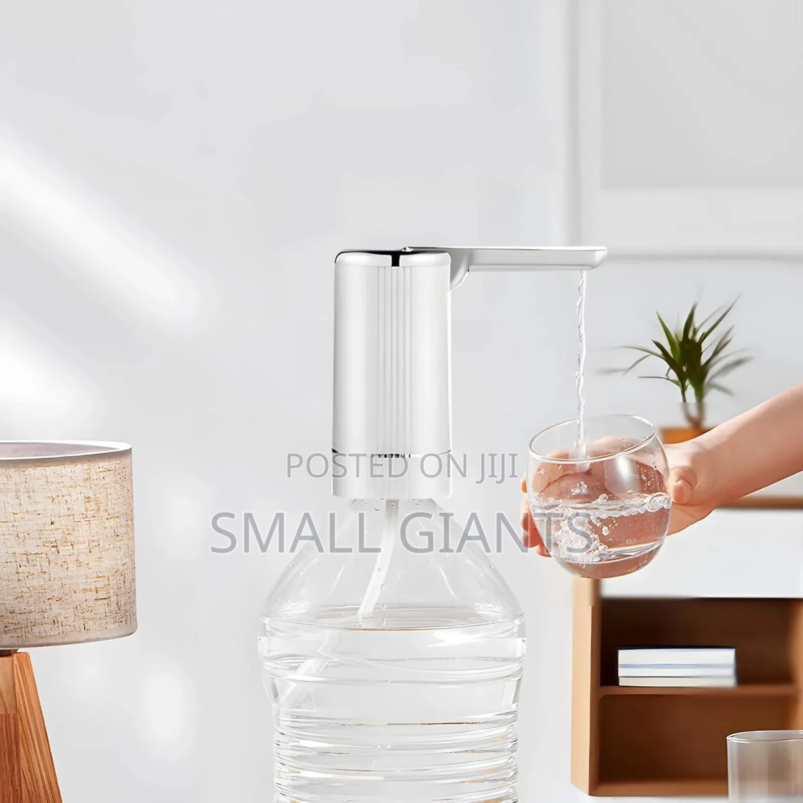Automatic Water Dispenser Pump Black White