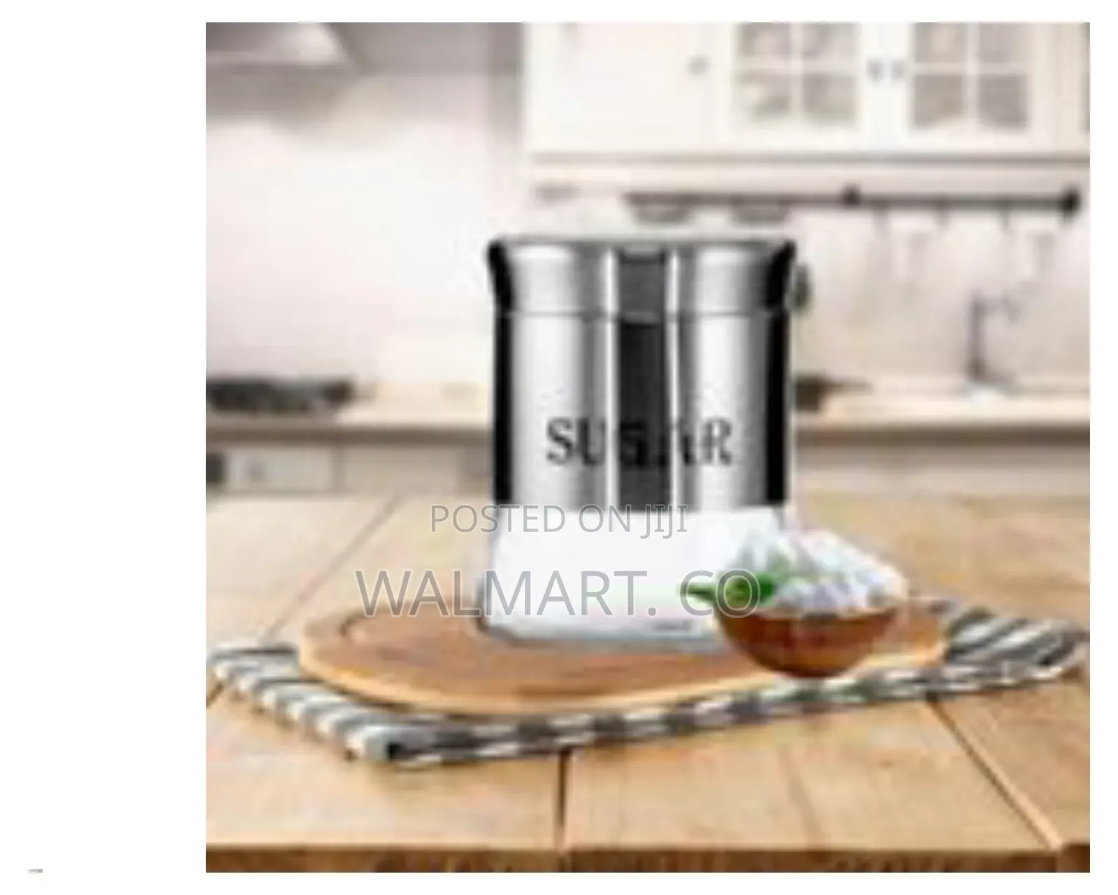 400ml 3 Storage Stainless Steel Kitchen Jars With a Shaker