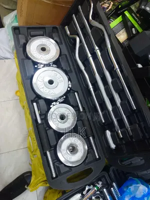 Adjustable Barbell and Dumbbell Set
