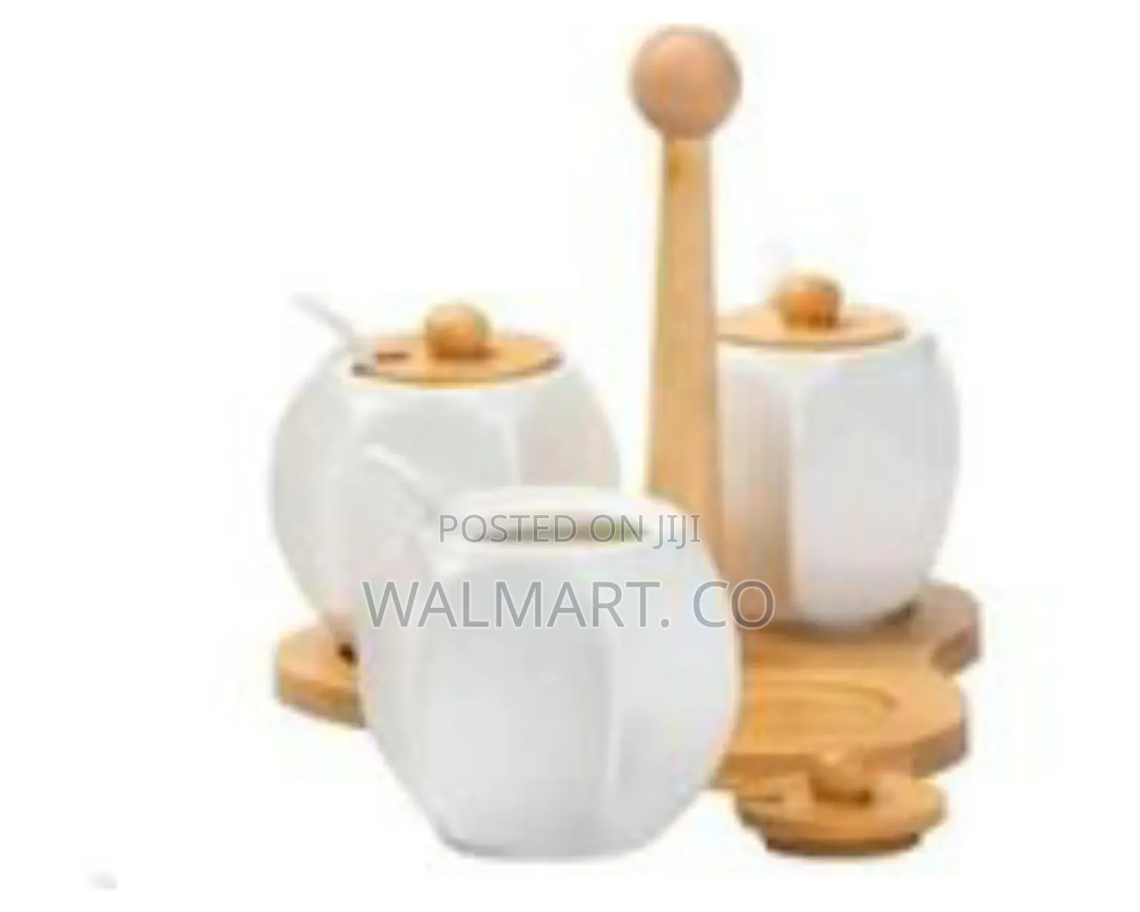 Tea Coffee Sugar Bowl 3 Canisters Set
