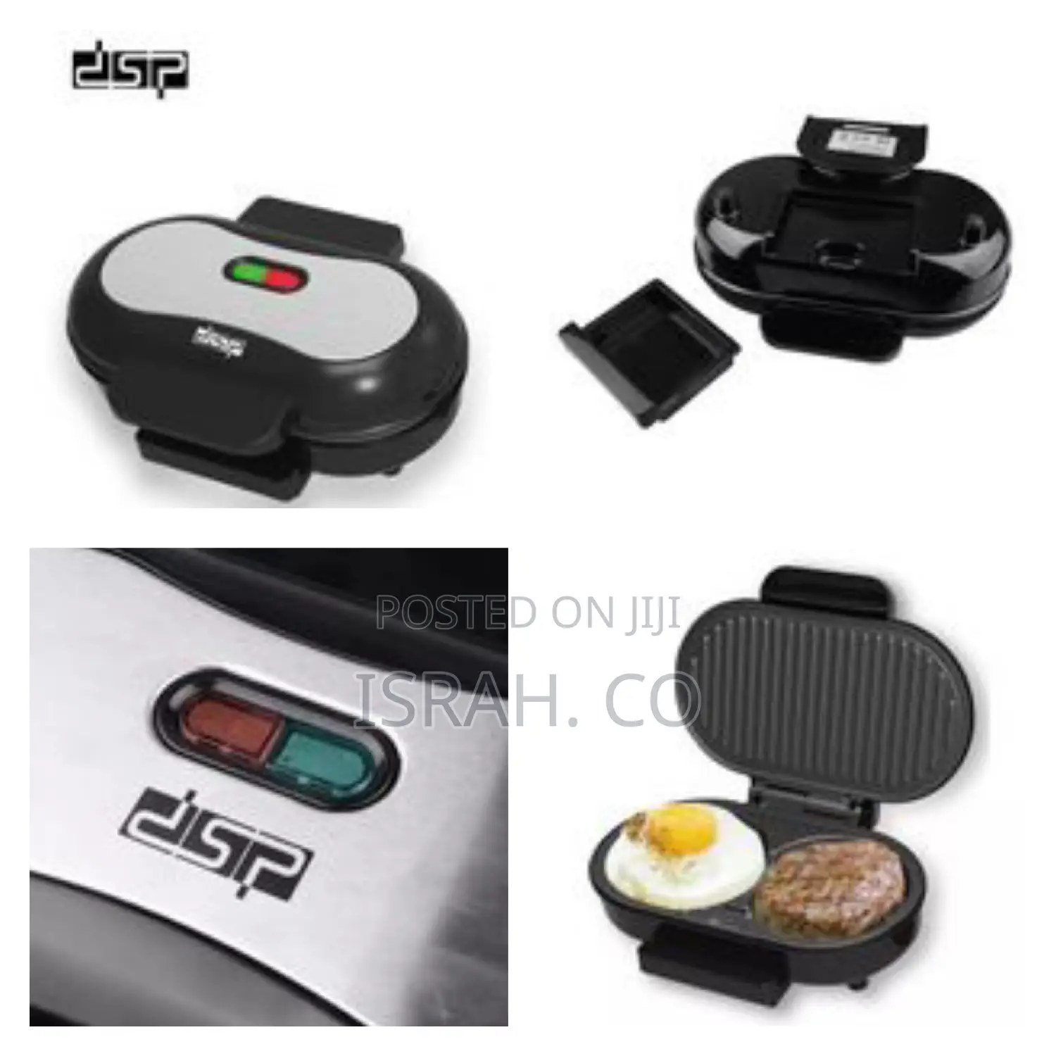 DSP Breakfast Sandwich, Hamburger Maker-Black
