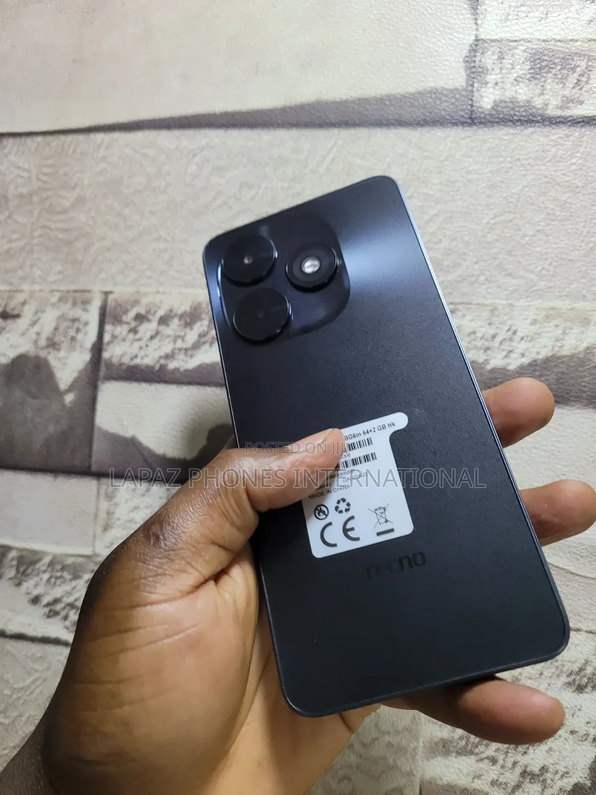 Tecno Pop 10C 64 GB Black