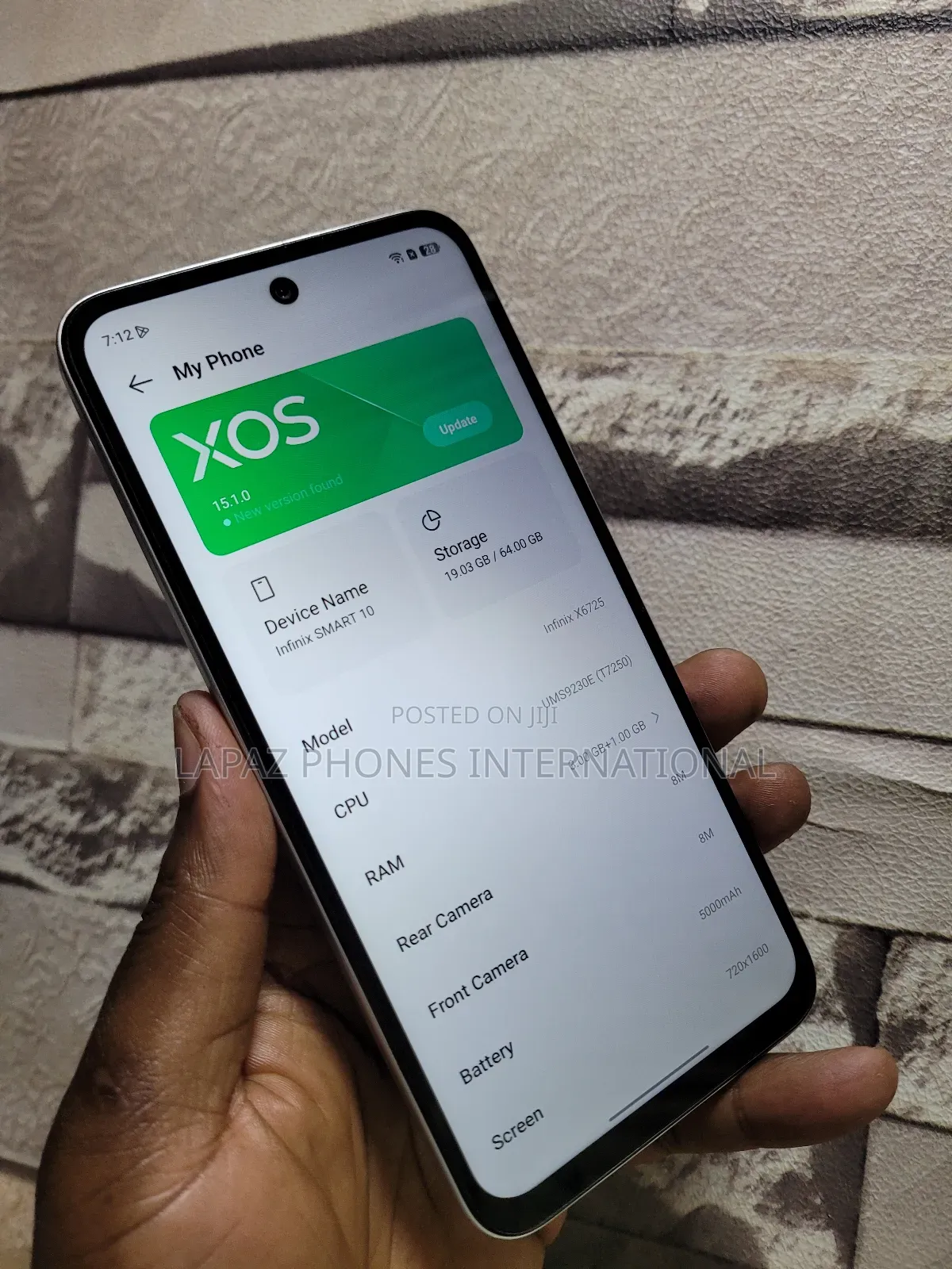Infinix Smart 10 HD 64 GB Gold