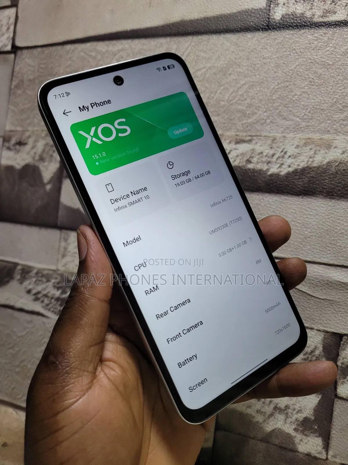 Infinix Smart 10 HD 64 GB Gold
