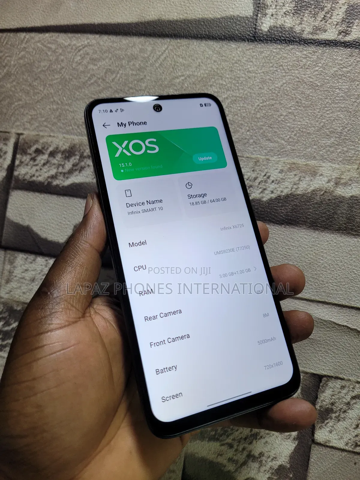 Infinix Smart 10 HD 64 GB Black