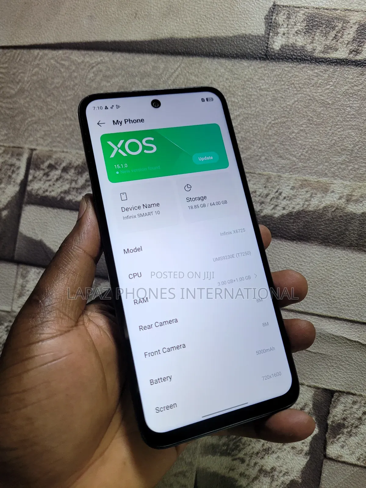 Infinix Smart 10 HD 64 GB Black