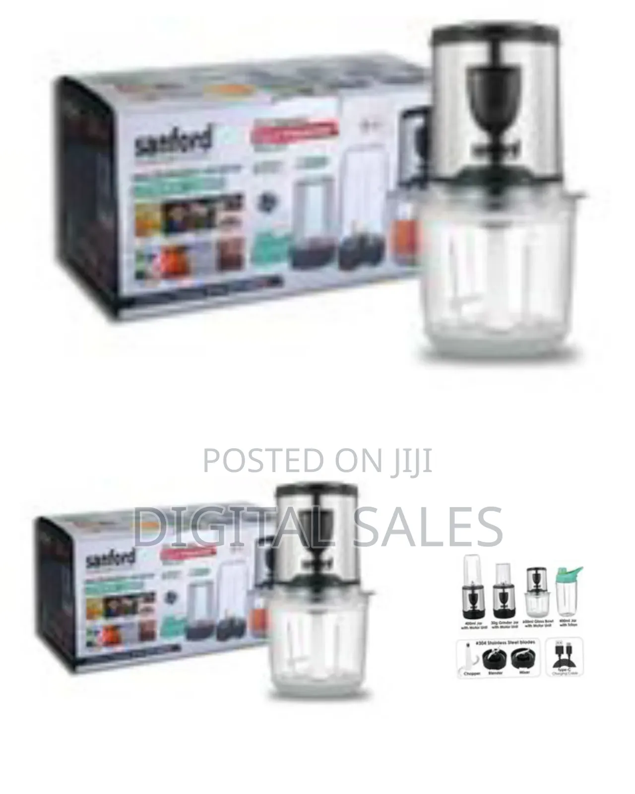 Sanford 5 In1food Processor Chopper Mixer Coffee Grinder
