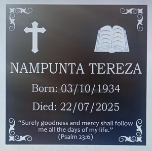 Memorial Stone Writing