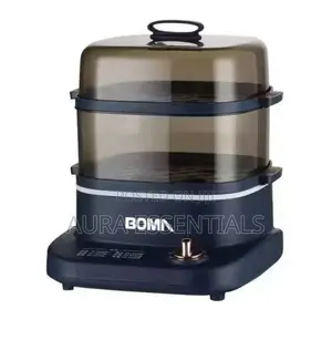 Boma 2 Level Square Electric Food Cooking Steamer Pot With Display,