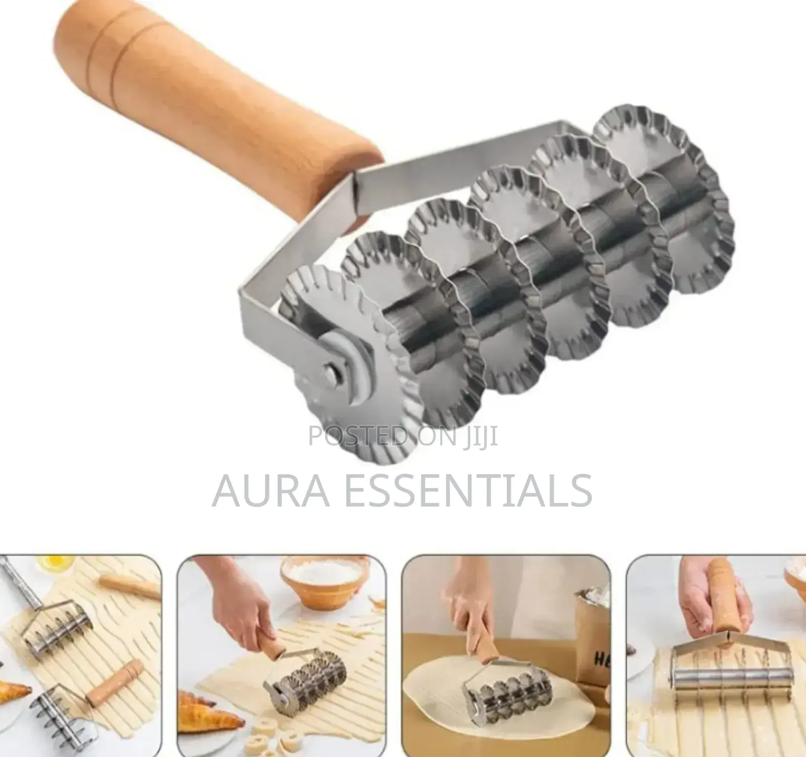 Stainless Steel Noodle Cutter Duddies And Pastry Roller Cutter