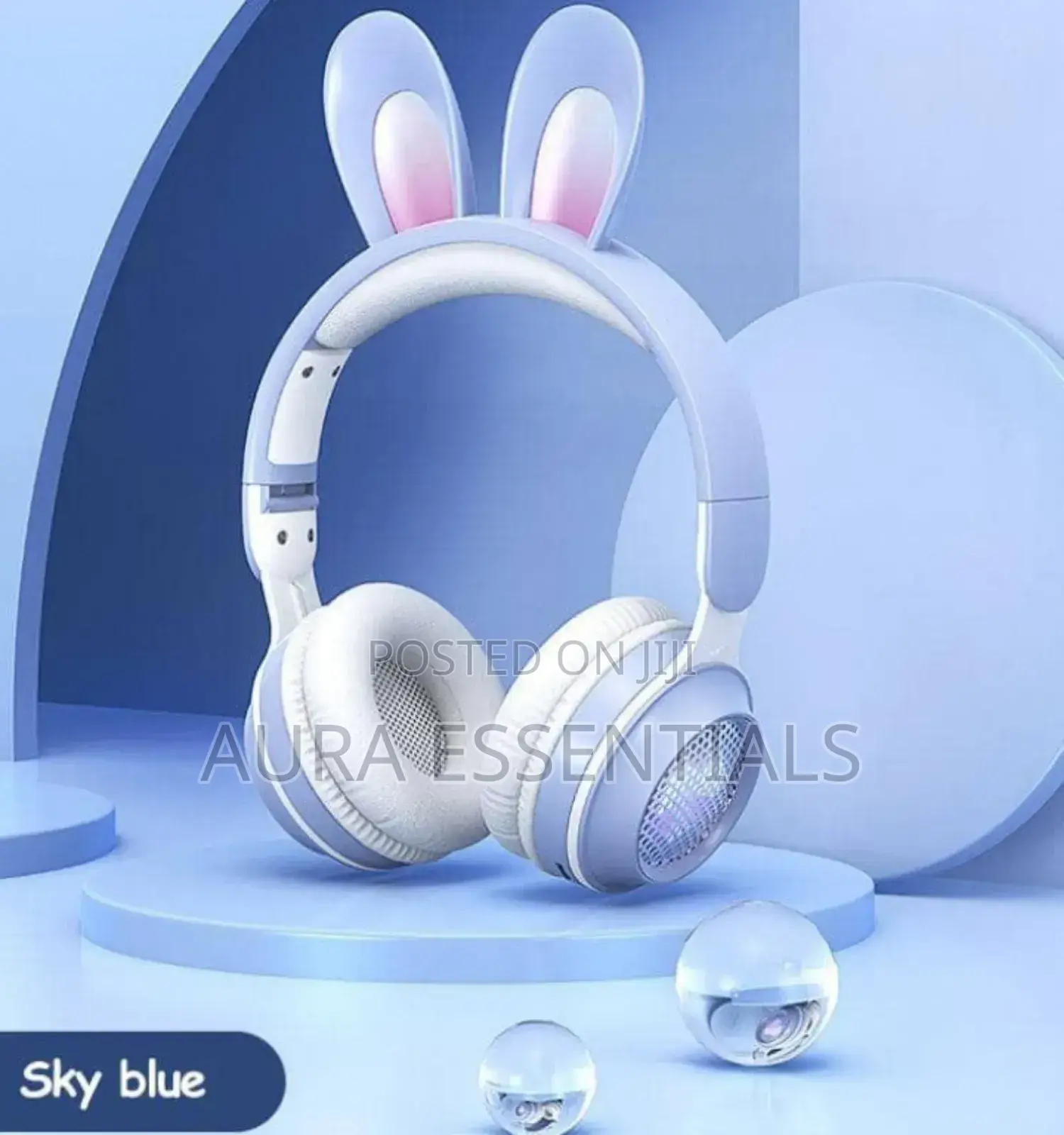 Rabbit Ear Wireless Headphones – Luminous & Fun With Adjustable