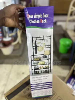5 Tier Coat Shoe Rack