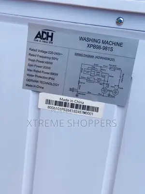 Kalt /Adh /Washing Machine Brand / 20kgs /White