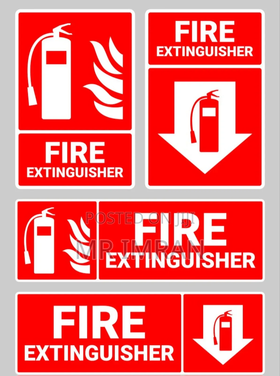 Fire Extinguisher Sign Boards