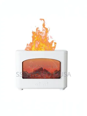 Flame Aroma Diffuser - Waterless Oil Diffuser With Auto Shut
