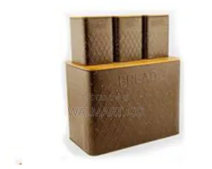 1 Piece Bread Bin and 3 Piece Sugar Bowl Canister Storage Set