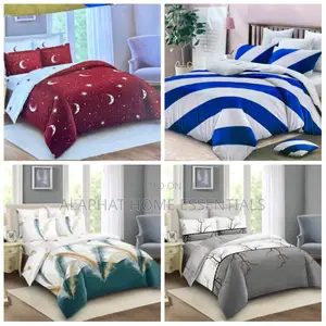Cotton Duvets 5*6 (One Bedsheet And Two Pillowcases).