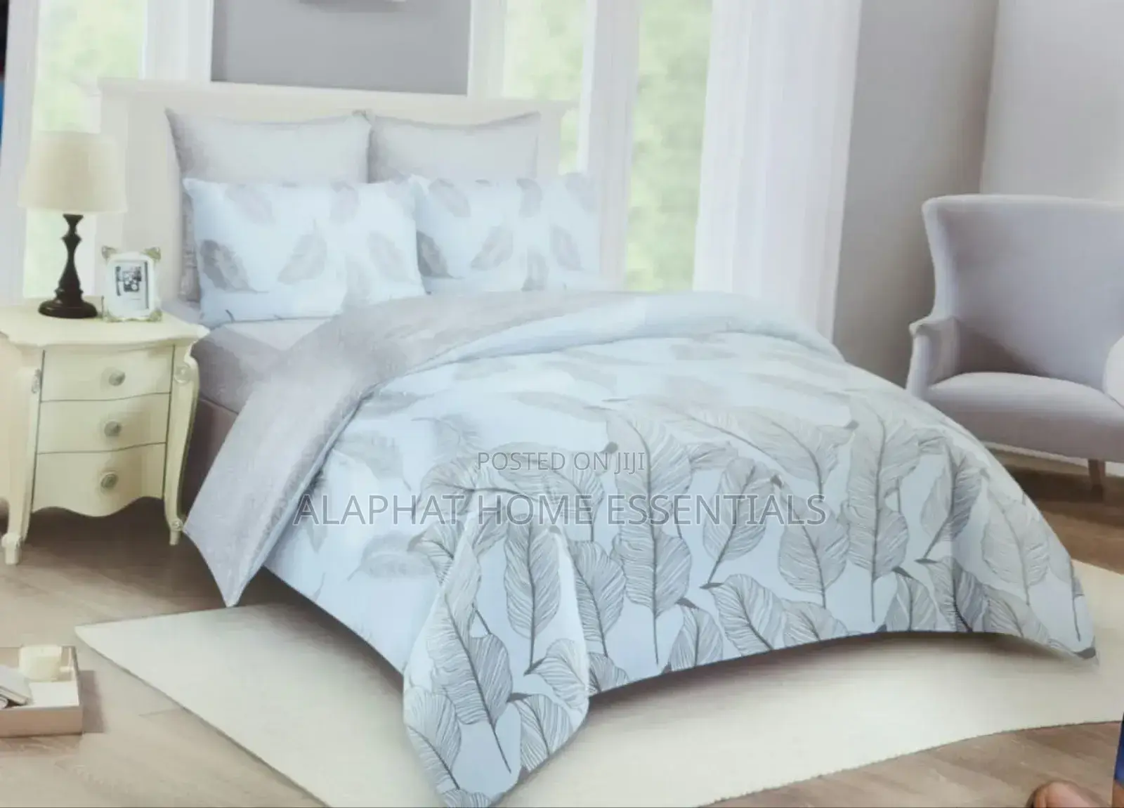Cotton Duvets 5*6 (One Bedsheet And Two Pillowcases).