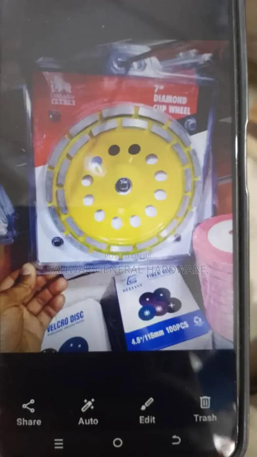 Diamond Cup Grinding Discs-(7" )Wheel
