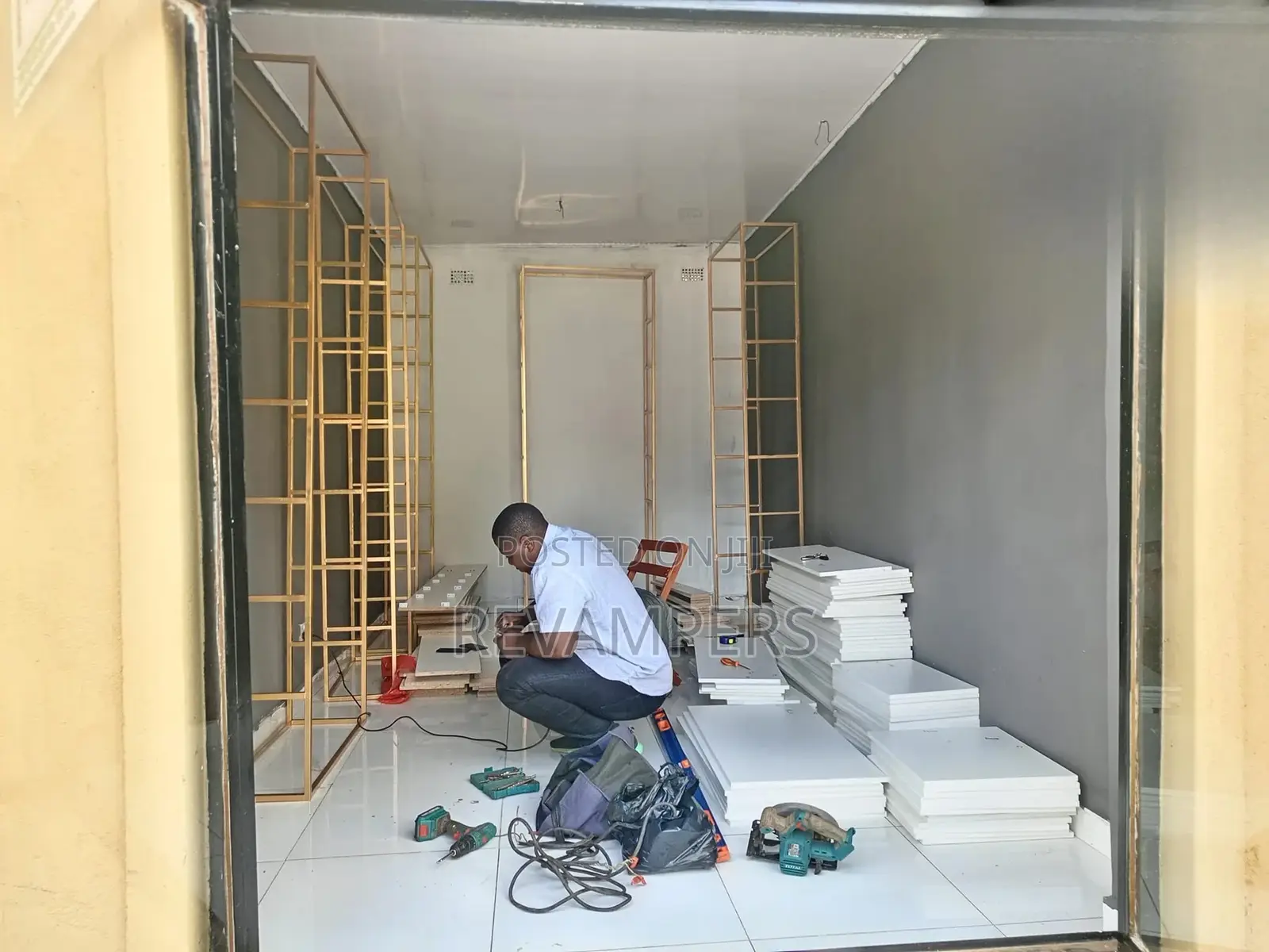 Shop Shelving Installation