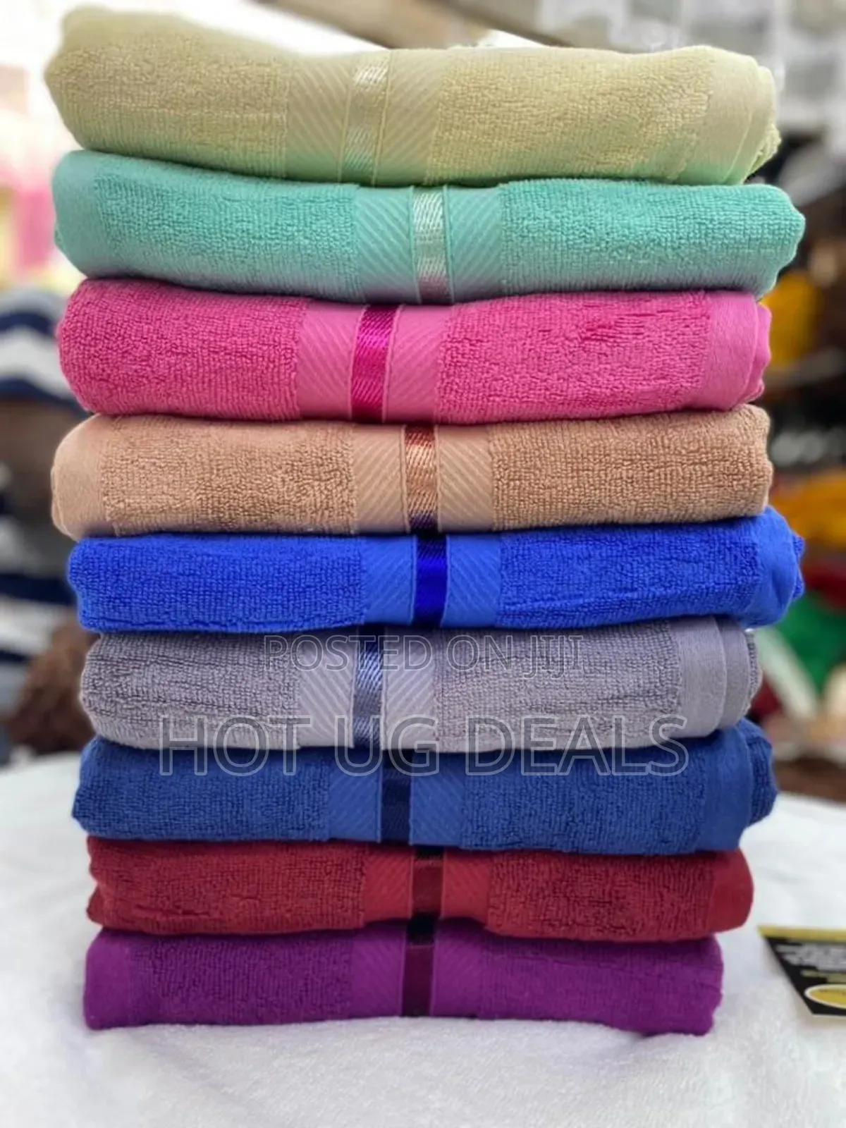 Cotton Bath Towel, Large Size 90x170cm- Multicolor