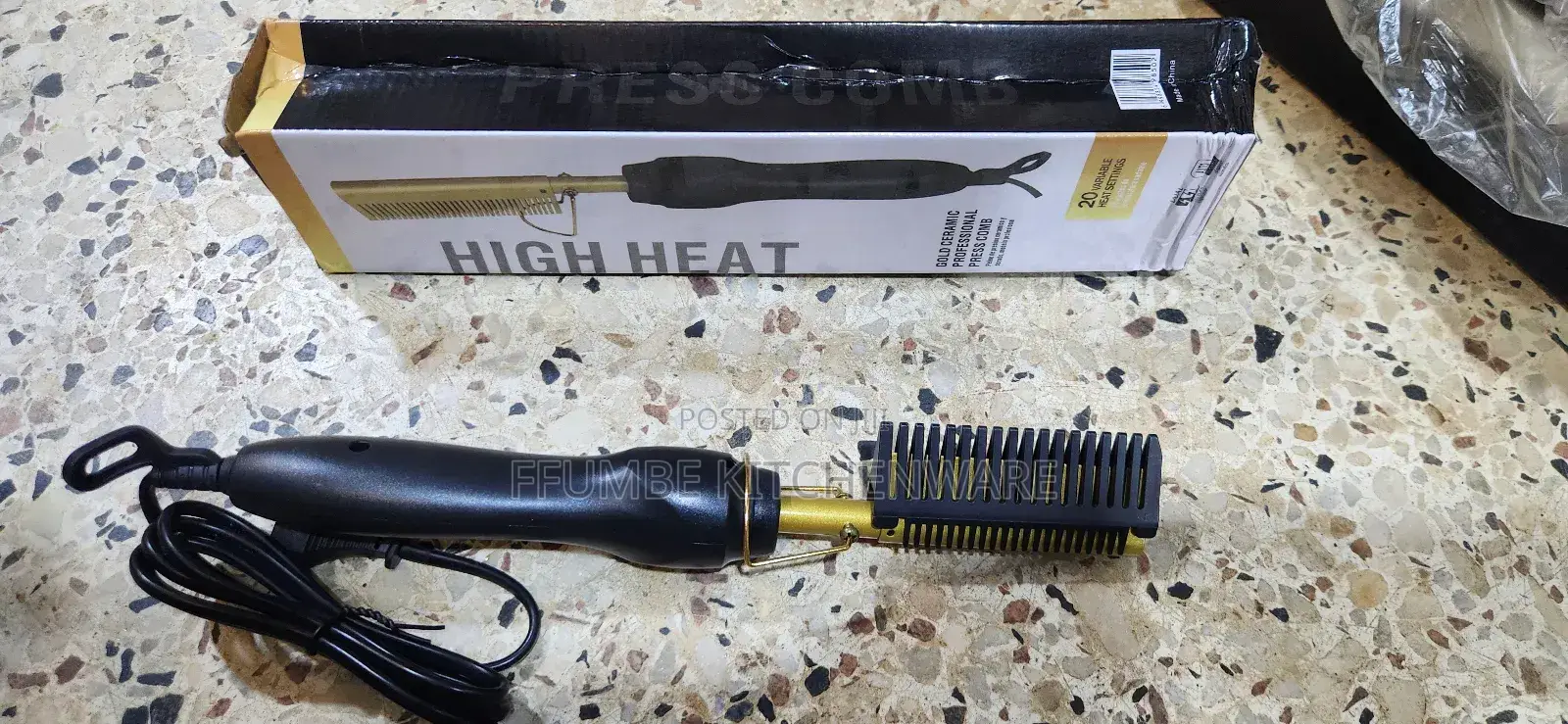 Hair Straightener Comb