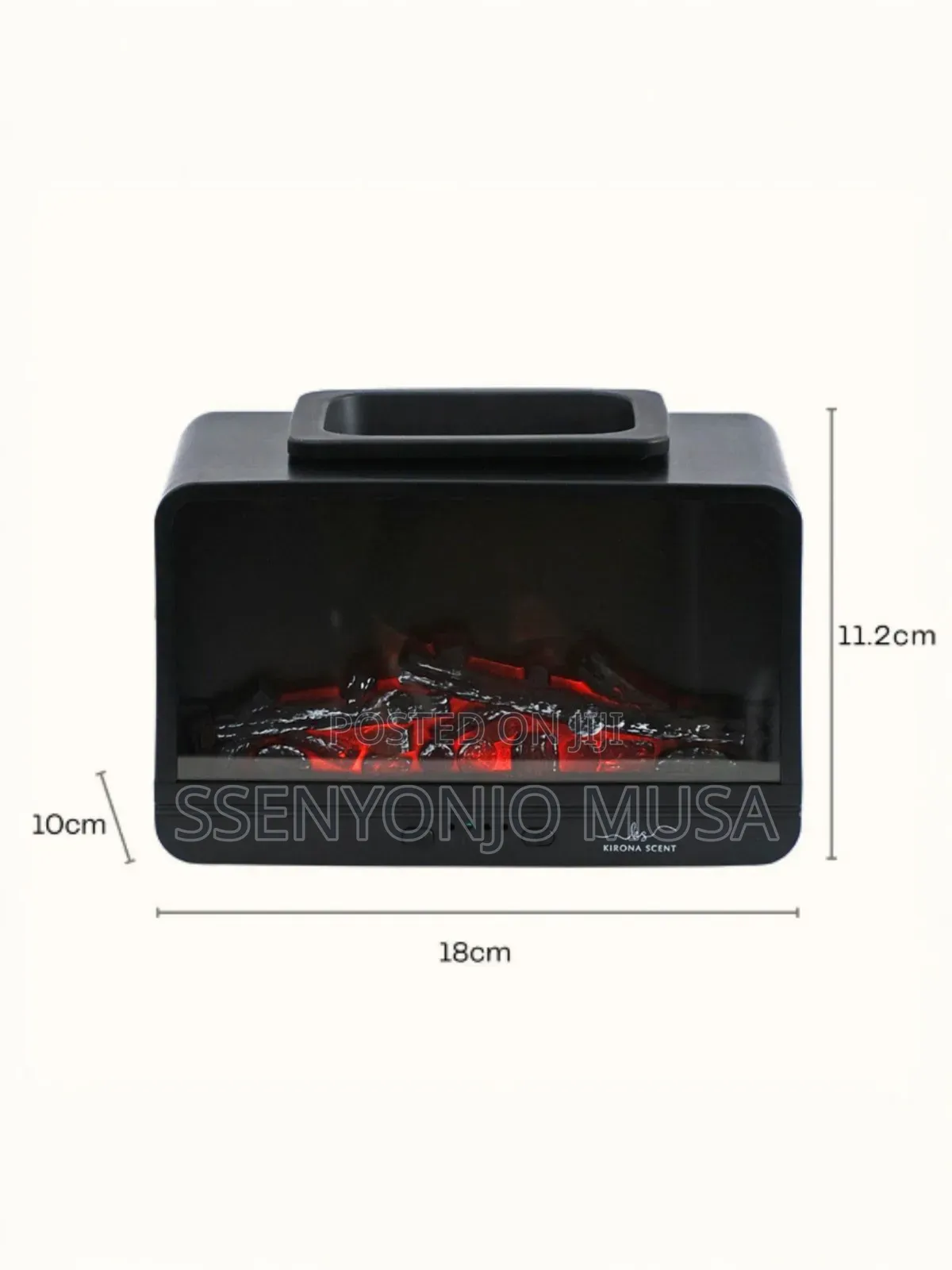 Fireplace Ultrasonic Humidifier - Essential Oil Diffuser-Flame