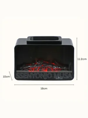 Fireplace Ultrasonic Humidifier - Essential Oil Diffuser-Flame