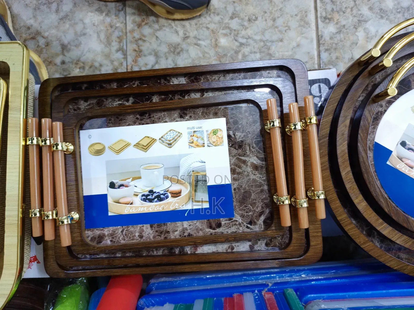 3pcs Multi-Use Serving Trays