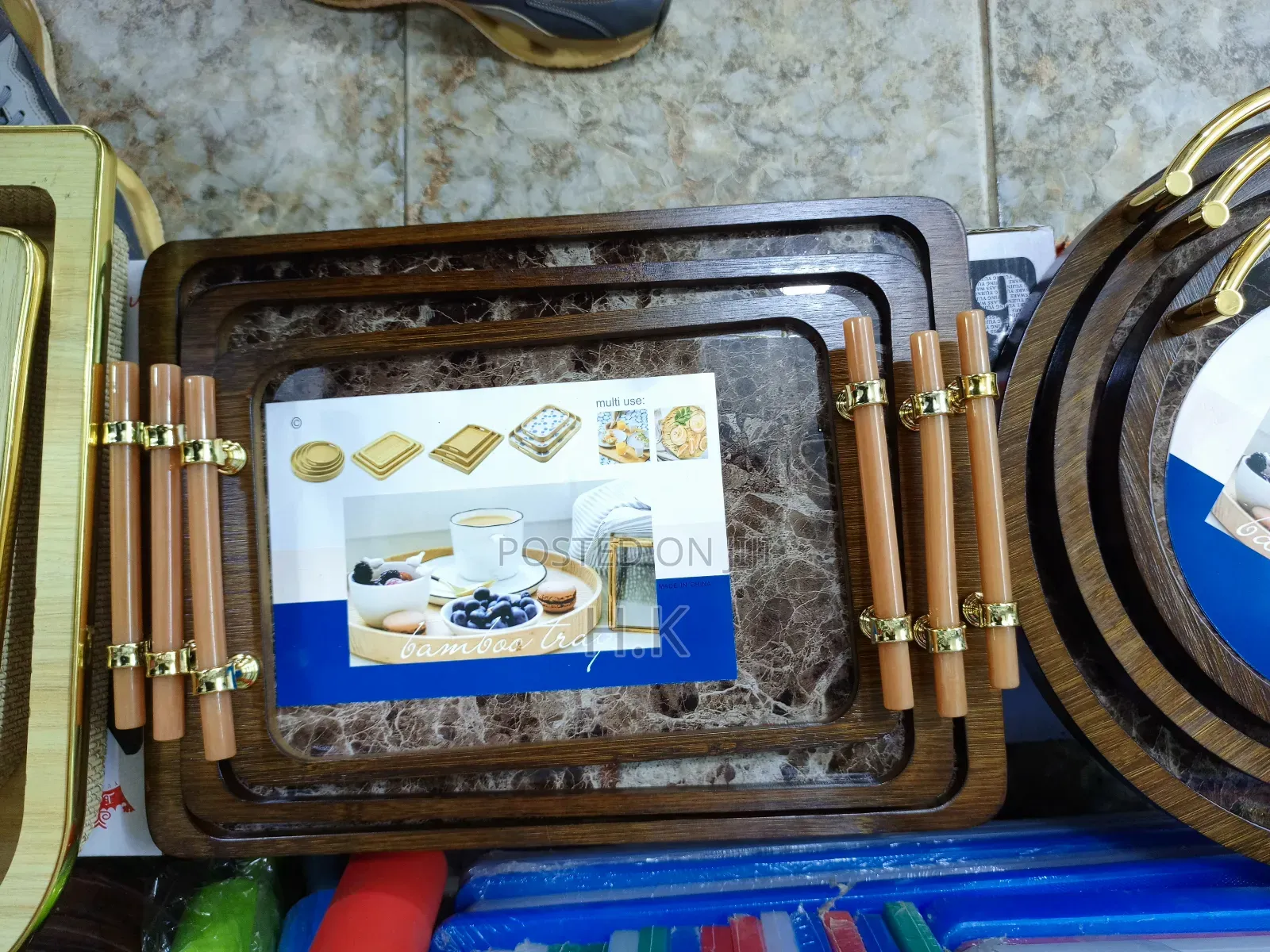 3pcs Multi-Use Serving Trays