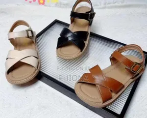 Girls Flat Open Shoes