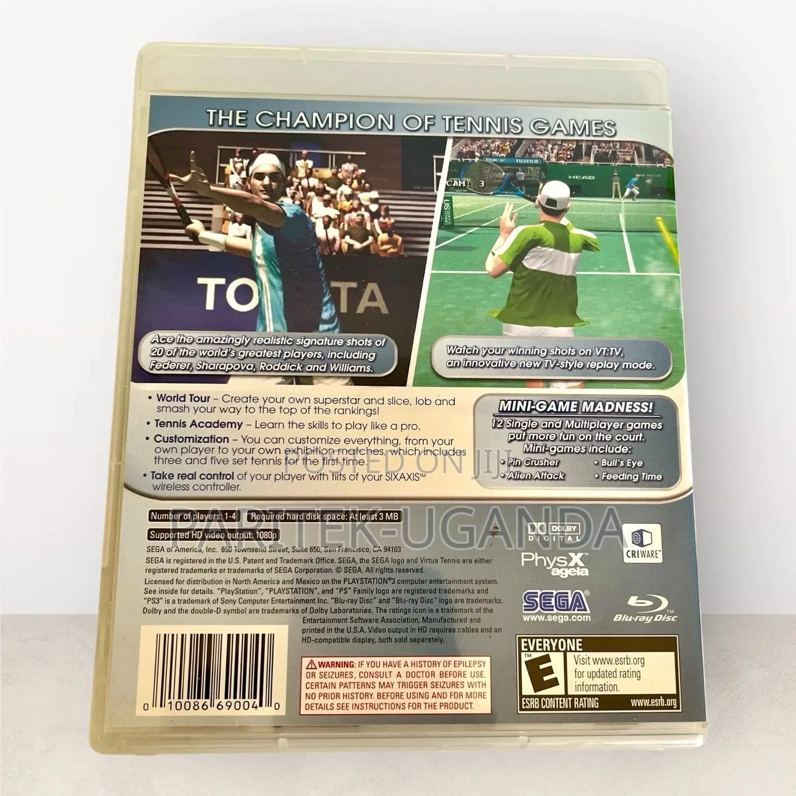 Virtual Tennis Ps3