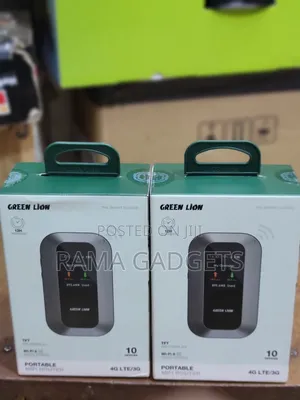 Green Lion Portable Mifi Router - Black