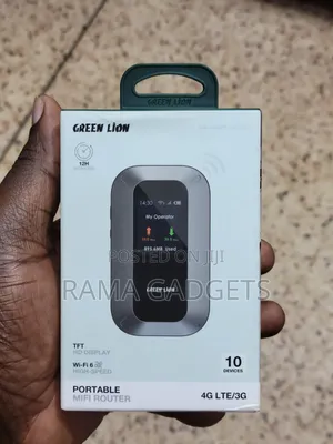 Green Lion Portable Mifi Router - Black