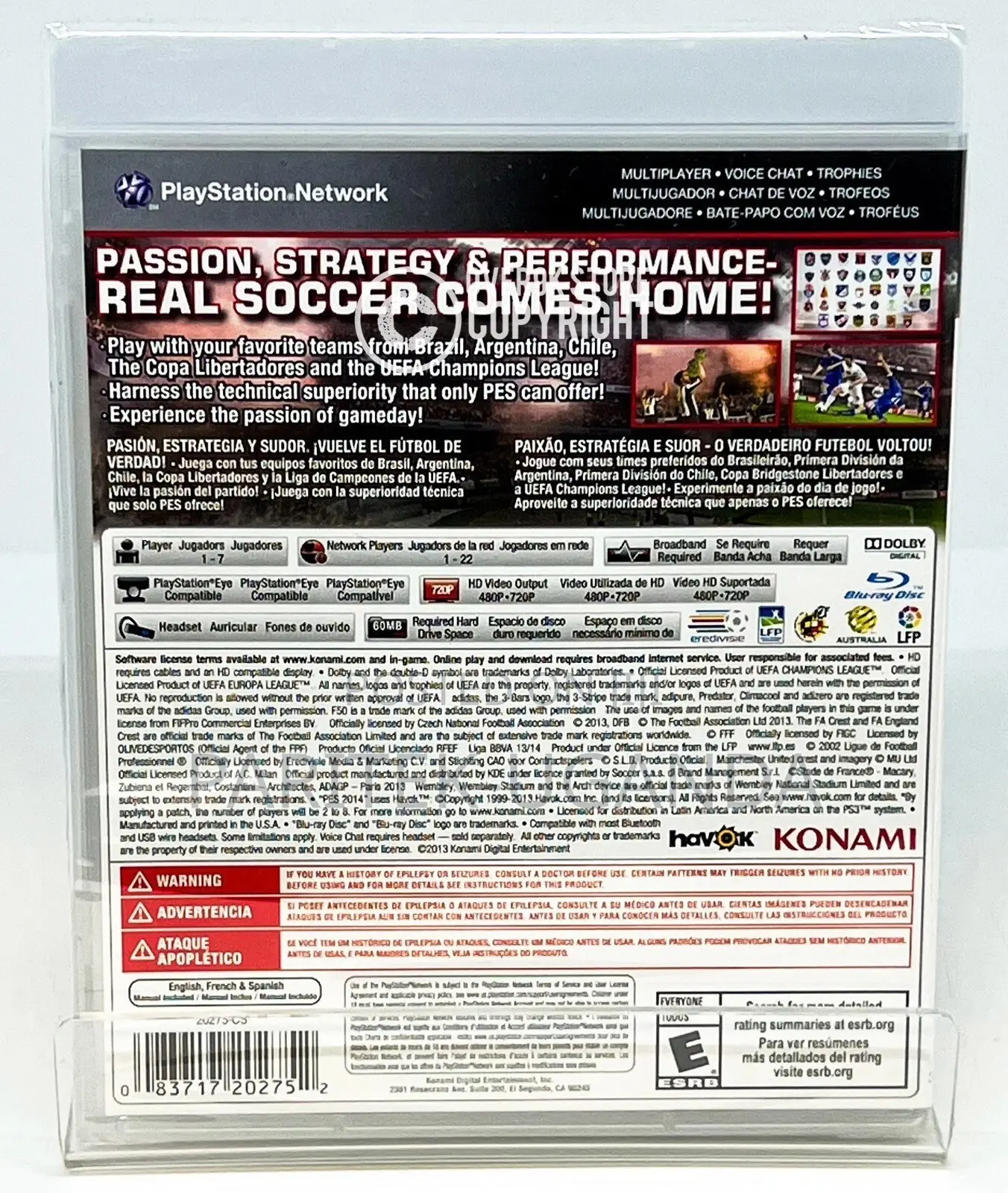 Pro Evolution Soccer 2014 Ps3