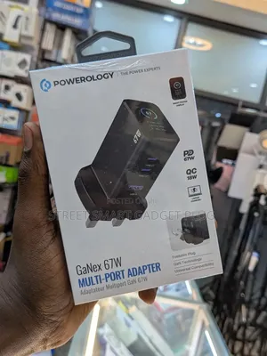 Powerology 67watts Ganex Multi Port Adapter