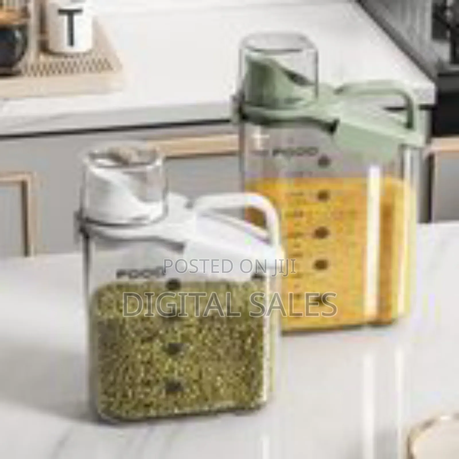 3 Pieces of 2500ml, 1800ml, 1500ml Cereal Containers Storage Dispenser