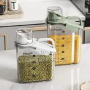 3 Pieces of 2500ml, 1800ml, 1500ml Cereal Containers Storage Dispenser